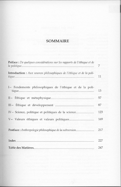 Ethique et politique 1