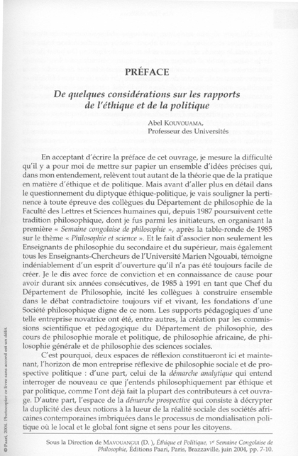 Ethique et politique 2