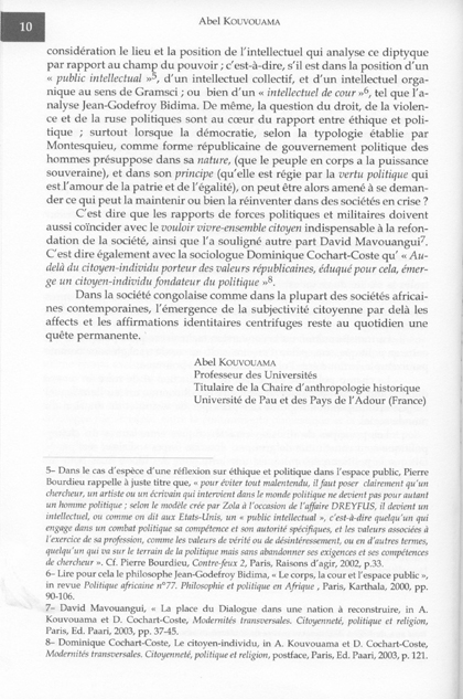 Ethique et politique 5