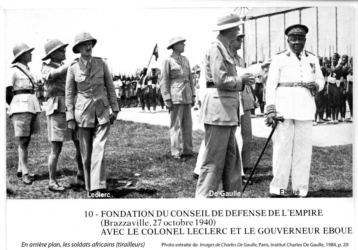 27 octobre 1940 : De Gaulle et le Manifeste de Brazzaville . Degauule2